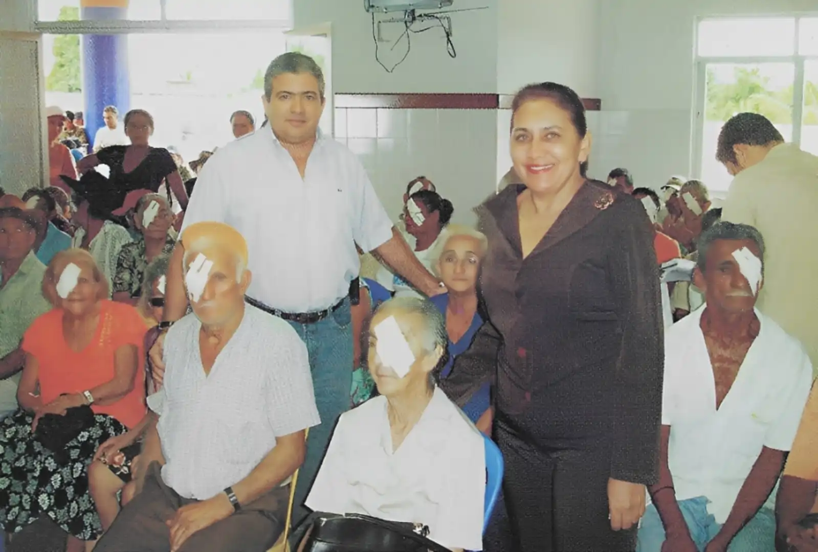 Odileida Sampaio acompanhando pacientes atendidos pela campanha de cirurgias eletivas em Altamira