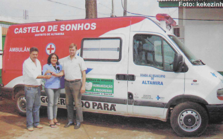 Castelo de Sonhos teve saúde presente mesmo longe do centro de Altamira